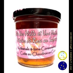 Pure Damask Rose Petal Jelly with Saffron SATIVOR(R)