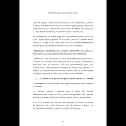 7ème page de l'introduction au Traité d'Analyse Sensorielle du Safran