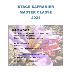 Master Class Saffron Farming Internship Funded by Convention